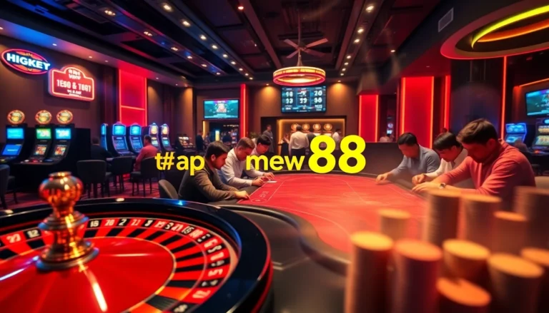 Join the excitement of gambling with tải app new88, featuring thrilling poker games and vibrant casino settings.